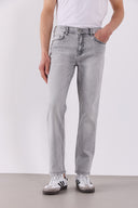 Erkek Kalimnos Grey Comfort Fit Jean Pantolon - Grey