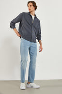 Erkek Kalimnos Med Blue Comfort Fit Jean Pantolon - Med Blue