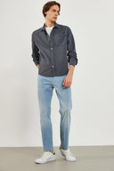 Erkek Kalimnos Med Blue Comfort Fit Jean Pantolon - Med Blue