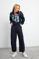 Kadın Kolly Slouchy Şalvar Jogging Pantolon - Navy