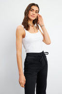 Kadın Marci Slim Fit Atlet - Beyaz