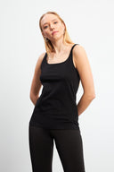 Kadın Marci Slim Fit Atlet - Siyah