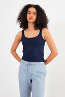 Kadın Marci Slim Fit Atlet - Lacivert