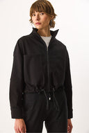 Kadın Marla Black Oversize Jean Ceket - Black