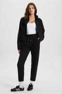 Kadın Marla Black Yüksek Bel Slouchy Jogger Pantolon - Black