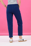 Kadın Marla Dark Blue Yüksek Bel Slouchy Jogger Pantolon - Dark Blue