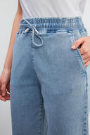 Kadın Marla Sky Blue Yüksek Bel Slouchy Jogger Pantolon - Sky Blue