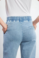 Kadın Marla Sky Blue Yüksek Bel Slouchy Jogger Pantolon - Sky Blue
