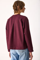 Kadın Marlin Sweatshirt - Bordo