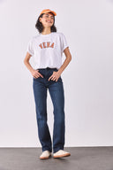 Kadın Marrakesh Premium Blue Black Yüksek Bel Straight Fit Jean Pantolon - Blue Black