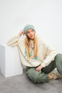 Kadın Mary Regular Fit Paçası Detaylı Yumuşak Dokulu Jogging Pantolon (CUPRO) - Ada Çayı