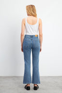 Kadın Nadia Dark Blue High Rise Stove Pipe Jean Pantolon - Dark Blue