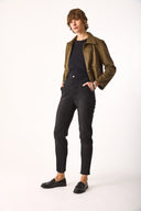 Kadın Norah Black Beli Lastikli Jean Pantolon - Black