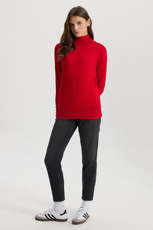 Kadın Norah Black Beli Lastikli Jean Pantolon (TENCEL)™ - Black