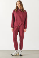 Kadın Norah Rahat Kesim Eşofman Altı - Mürdüm