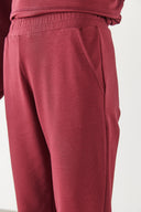 Kadın Norah Rahat Kesim Eşofman Altı - Mürdüm