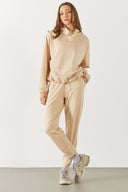 Kadın Norah Rahat Kesim Eşofman Altı - Taş