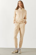 Kadın Norah Rahat Kesim Eşofman Altı - Taş