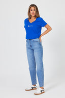 Kadın Petra Sky Blue Boyfriend Jean Pantolon - Sky Blue