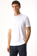 Erkek Regular Fit Polo Yakalı Tişört - Beyaz