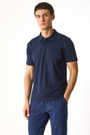 Erkek Regular Fit Polo Yakalı Tişört - Lacivert