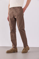 Erkek Robert Sülfür Gabardin Chino Pantolon - Taba