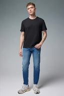 Erkek Smith Dark Blue Tapered Fit Jean Pantolon - Dark Blue