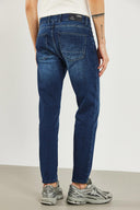 Erkek Smith Deep Dark Blue Tapered Fit Jean Pantolon - Deep Dark Blue