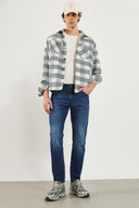 Erkek Smith Deep Dark Blue Tapered Fit Jean Pantolon - Deep Dark Blue