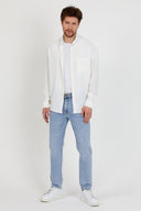 Erkek Smith Ice Blue Tapered Fit Jean Pantolon - Ice Blue