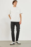 Erkek Smith Kaplamalı Black Tapered Fit Jean Pantolon - Black