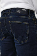 Erkek Smith Naturel Dark Blue Tapered Fit Jean Pantolon - Naturel Dark Blue