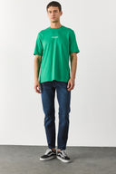 Erkek Smith Premium Blue Black Tapered Fit Jean Pantolon - Blue Black
