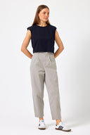 Kadın Stacy Slouchy Chino Pantolon (TENCEL)™ - Buz Gri