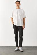 Erkek Teos Black Skinny Jean Pantolon - Black