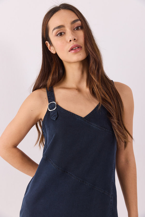 Angelica Blue Black Regular Fit Jean Elbise(Tencel)(TM) - BLUE BLACK