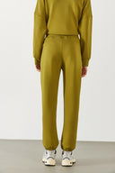 Julia Parçalı Yumuşak Dokulu Jogging Pantolon(CUPRO) - OLIVE