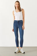 Gabriella Premium Dark Blue Skinny Jean Pantolon(TENCEL)(TM) - PREMIUM DARK BLUE