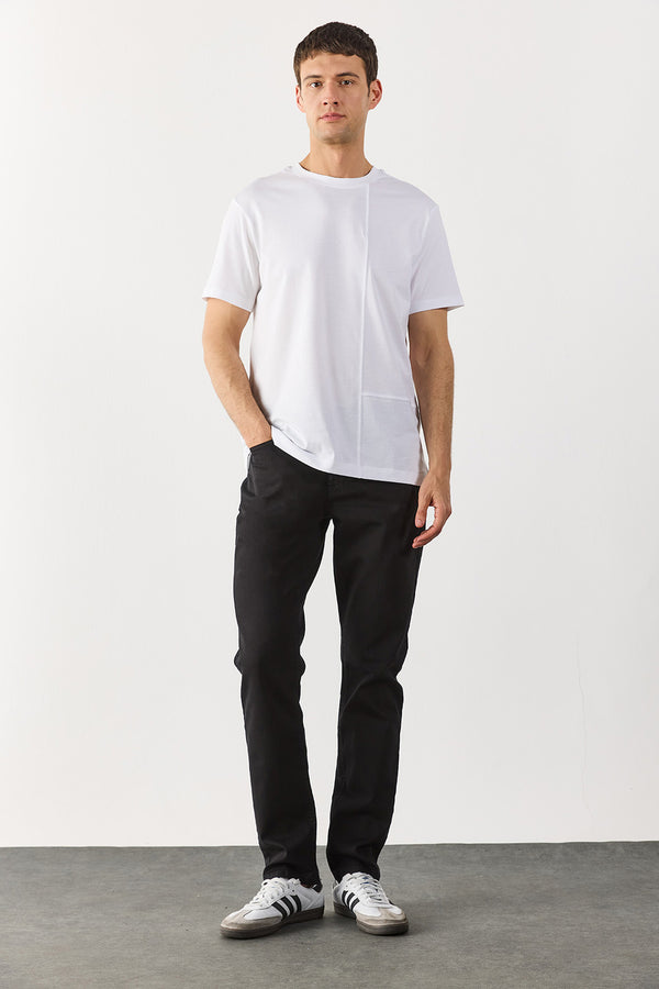 Richard Slim Fit 5 Cep Parça Boya Pantolon - SİYAH