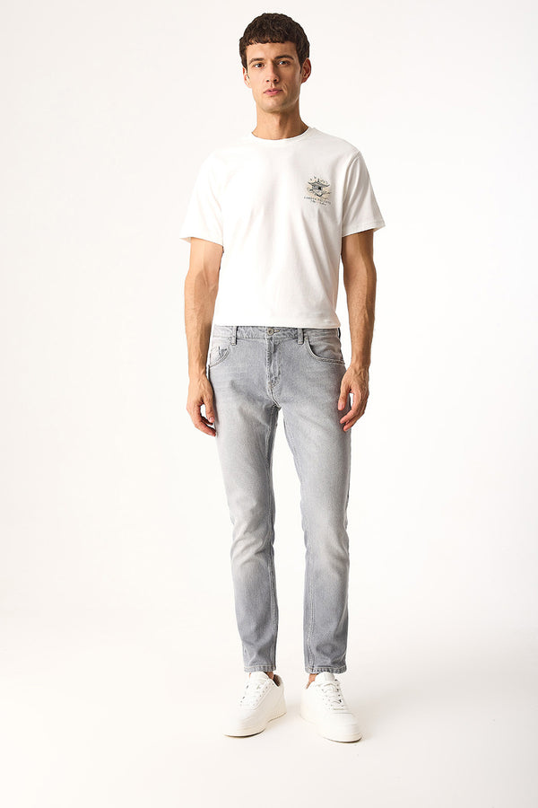 Daniel Ice Grey Straight Fit Jean Pantolon