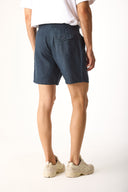 Alex Beli Lastikli %100 Keten Şort