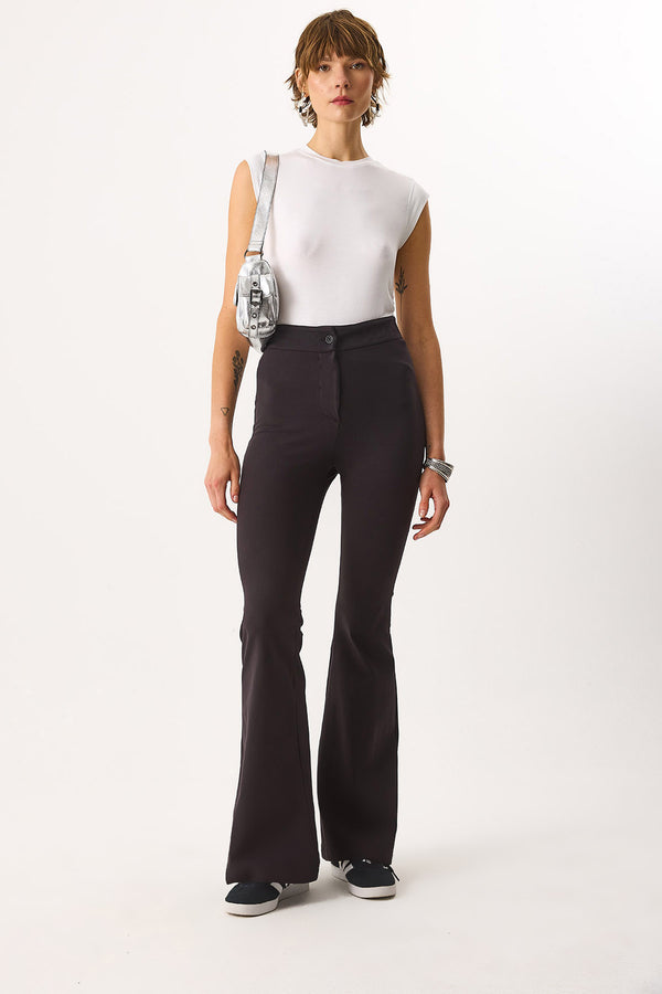 Flare Pantolon - SİYAH