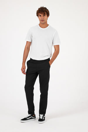 Alfred Beli Lastikli Smart Pantolon - SİYAH