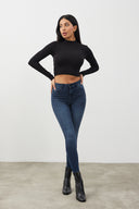 Gabriella Pasific Blue Skinny Jean Pantolon - PASIFIC BLUE