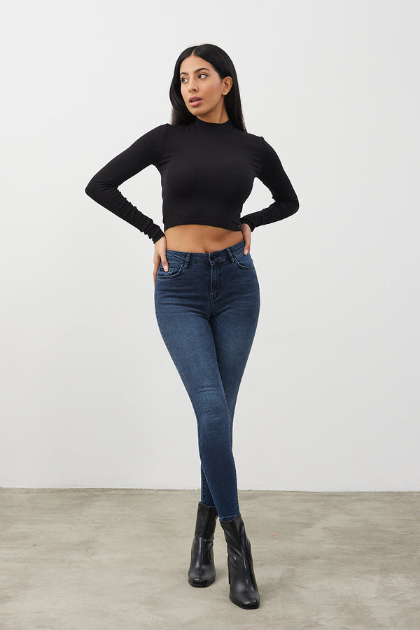 Gabriella Pasific Blue Skinny Jean Pantolon - PASIFIC BLUE