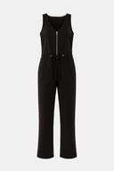 Kadın Veronica V Yaka Kolsuz Tulum - Siyah