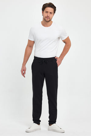 Karl Regular Fit Pamuklu Eşofman Altı - SİYAH 2Y2326993-028