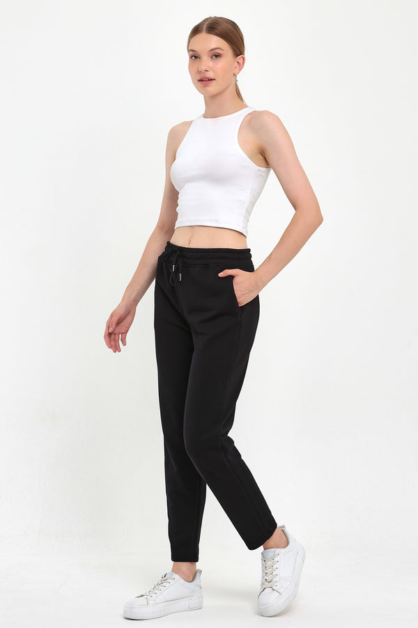 Larissa Regular Fit Pamuklu Eşofman Altı - SİYAH 2K2429571-028