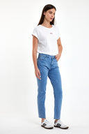 Petra Dirty Med Blue Boyfriend Jean Pantolon - DIRTY MED BLUE