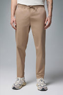 Erkek Alfred Beli Lastikli Beach Pantolon - Taş